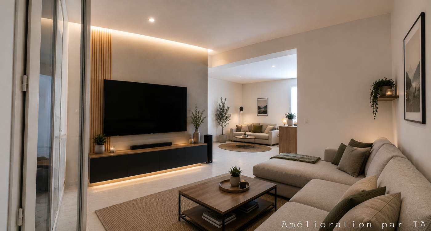 Projection après homestaging de la maison familiale à Aubagne Fenestrelle